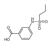3-(丙烷-1-磺酰基氨基)-苯甲酸结构式