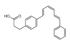 (3-(4-(6-Phenyl)-1,3,5-hexatrienyl)phenyl)proionic acid结构式