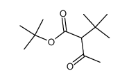 2-tert-butyl-acetoacetic acid tert-butyl ester Structure