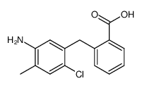 2-(5-amino-2-chloro-4-methyl-benzyl)-benzoic acid Structure