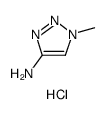 1-甲基-1H-1,2,3-三唑-4-胺盐酸盐结构式