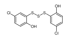 4,4'-dichloro-2,2'-trisulfanediyl-di-phenol Structure