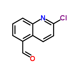 2-chloroquinoline-5-carbaldehyde Structure