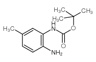 (2-氨基-5-甲基苯基)-氨基甲酸叔丁酯结构式