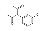3-(3-chlorophenyl)pentane-2,4-dione结构式