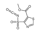 methyl 4-isocyanatosulfonyl-1,3-thiazole-5-carboxylate结构式