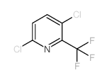 3,6-二氯-2-(三氟甲基)吡啶结构式