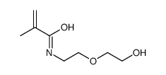 N-[2-(2-hydroxyethoxy)ethyl]-2-methylprop-2-enamide结构式