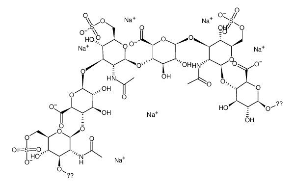 Chondroitin sulfate sodium salt structure