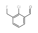 2-氯-3-氟甲基苯甲醛结构式