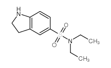 N,N-二乙基吲哚啉-5-磺酰胺结构式