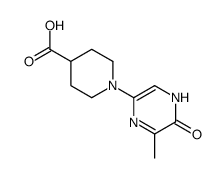 1-(5-methyl-6-oxo-1H-pyrazin-3-yl)piperidine-4-carboxylic acid Structure