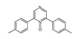2,6-bis(4-methylphenyl)-1-oxidopyrazin-1-ium结构式