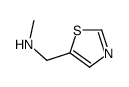 N-甲基(噻唑-5-基)甲胺结构式