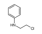 N-(2-chloroethyl)aniline Structure