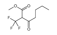 methyl 3-oxo-2-(trifluoromethyl)heptanoate结构式
