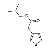 2-methylpropyl 2-thiophen-3-ylacetate Structure