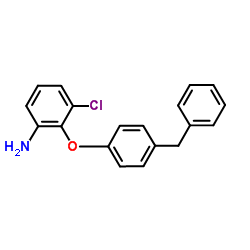 2-(4-Benzylphenoxy)-3-chloroaniline结构式