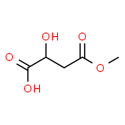 Butanedioic acid, hydroxy-, 4-Methyl ester Structure