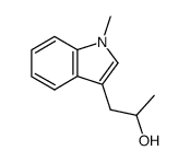3-(2-hydroxypropyl)-N-methylindole Structure
