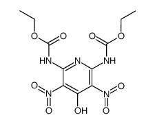 N,N'-(4-hydroxy-3,5-dinitro-pyridine-2,6-diyl)-bis-carbamic acid diethyl ester Structure