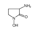 3-氨基-1-羟基吡咯烷-2-酮结构式
