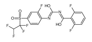 2,6-difluoro-N-[[2-fluoro-4-(1,1,2,2-tetrafluoroethylsulfonyl)phenyl]carbamoyl]benzamide Structure