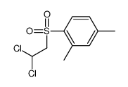 1-(2,2-dichloroethylsulfonyl)-2,4-dimethylbenzene结构式