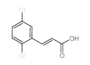 3-(2,5-Dichlorophenyl)acrylic acid Structure