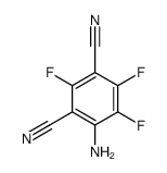 4-amino-2,5,6-trifluorobenzene-1,3-dicarbonitrile结构式