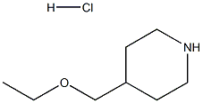 4-乙氧基甲基哌啶盐酸盐结构式