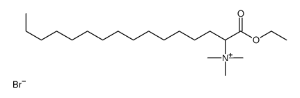 (1-ethoxy-1-oxohexadecan-2-yl)-trimethylazanium,bromide Structure