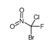 bromo-chloro-fluoro-nitromethane Structure