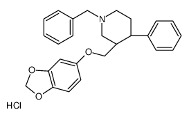 Defluoro N-Benzyl Paroxetine Hydrochloride Structure