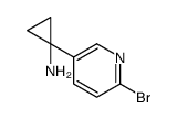 1-(6-bromopyridin-3-yl)cyclopropan-1-amine结构式