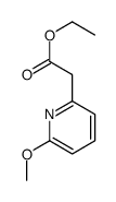 ethyl 2-(6-methoxypyridin-2-yl)acetate Structure