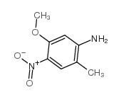 2-甲基-4-硝基-5-甲氧基苯胺结构式