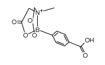 8-(4-carboxyphenyl)-4-methyl-2,6-dioxohexahydro-[1,3,2]oxazaborolo[2,3-b][1,3,2]oxazaborol-4-ium-8-uide Structure