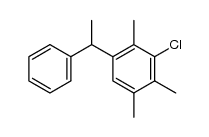 1-(2,4,5-trimethyl-3-chlorophenyl)-1-phenylethane Structure