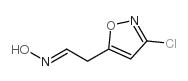 5-Isoxazoleacetaldehyde,3-chloro-,oxime(9CI) Structure