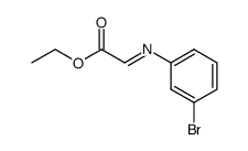ethyl 2-((3-bromophenyl)imino)acetate Structure