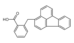 2-(fluoranthen-3-ylmethyl)benzoic acid结构式
