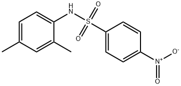 N-(2,4-二甲基苯)-4-硝基苯磺酰胺结构式