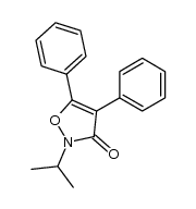 2-isopropyl-4,5-diphenylisoxazol-3(2H)-one Structure