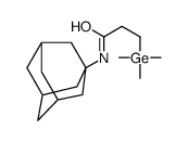 N-(1-adamantyl)-3-trimethylgermylpropanamide Structure