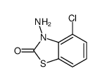 3-amino-4-chloro-1,3-benzothiazol-2-one结构式