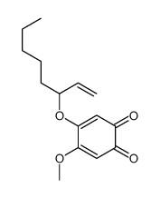 4-methoxy-5-oct-1-en-3-yloxycyclohexa-3,5-diene-1,2-dione Structure