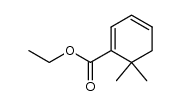 ethyl 6,6-dimethylcyclohexa-1,3-dienecarboxylate结构式