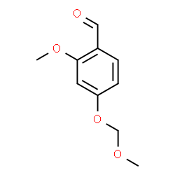 2-甲氧基-4-(甲氧基甲氧基)苯甲醛结构式