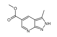 3-甲基-1H-吡唑并[3,4-b]吡啶-5-羧酸甲酯结构式